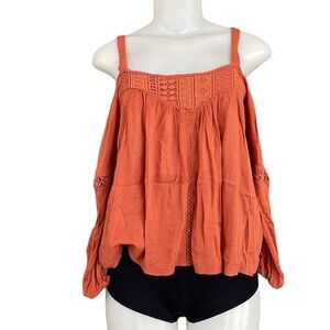 Love Culture Open Shoulder Top Size M